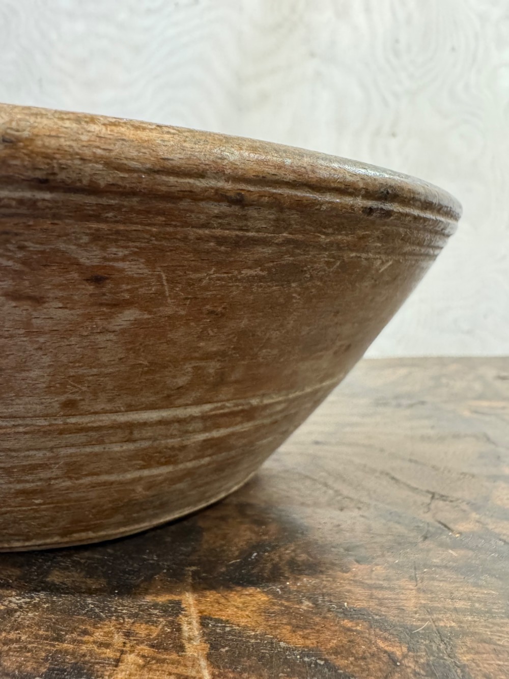 Antique Wooden Bowl View IX