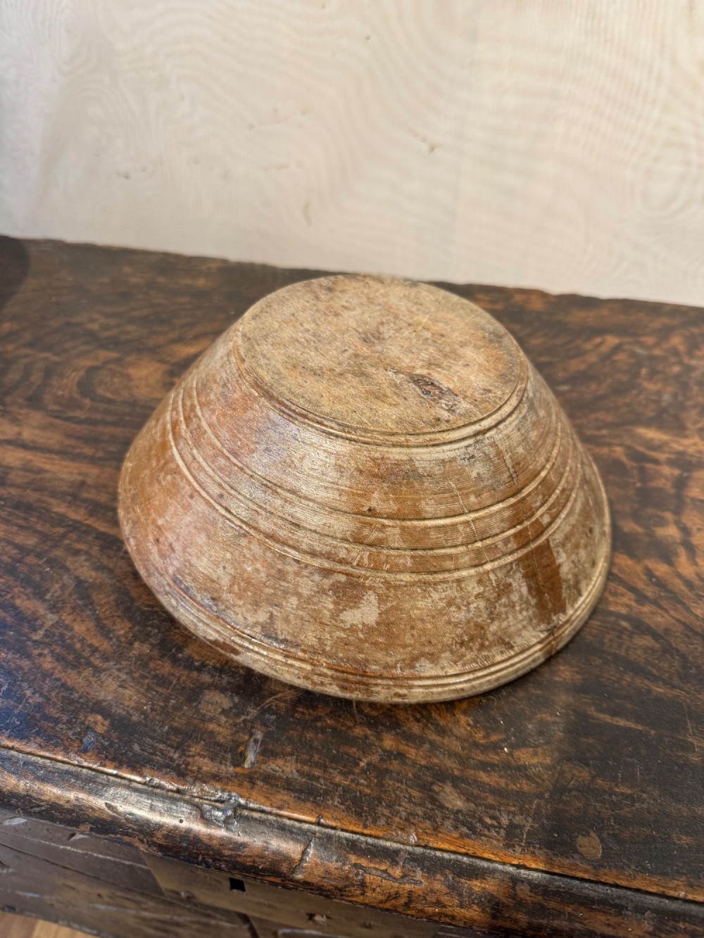 Antique Wooden Bowl View XII