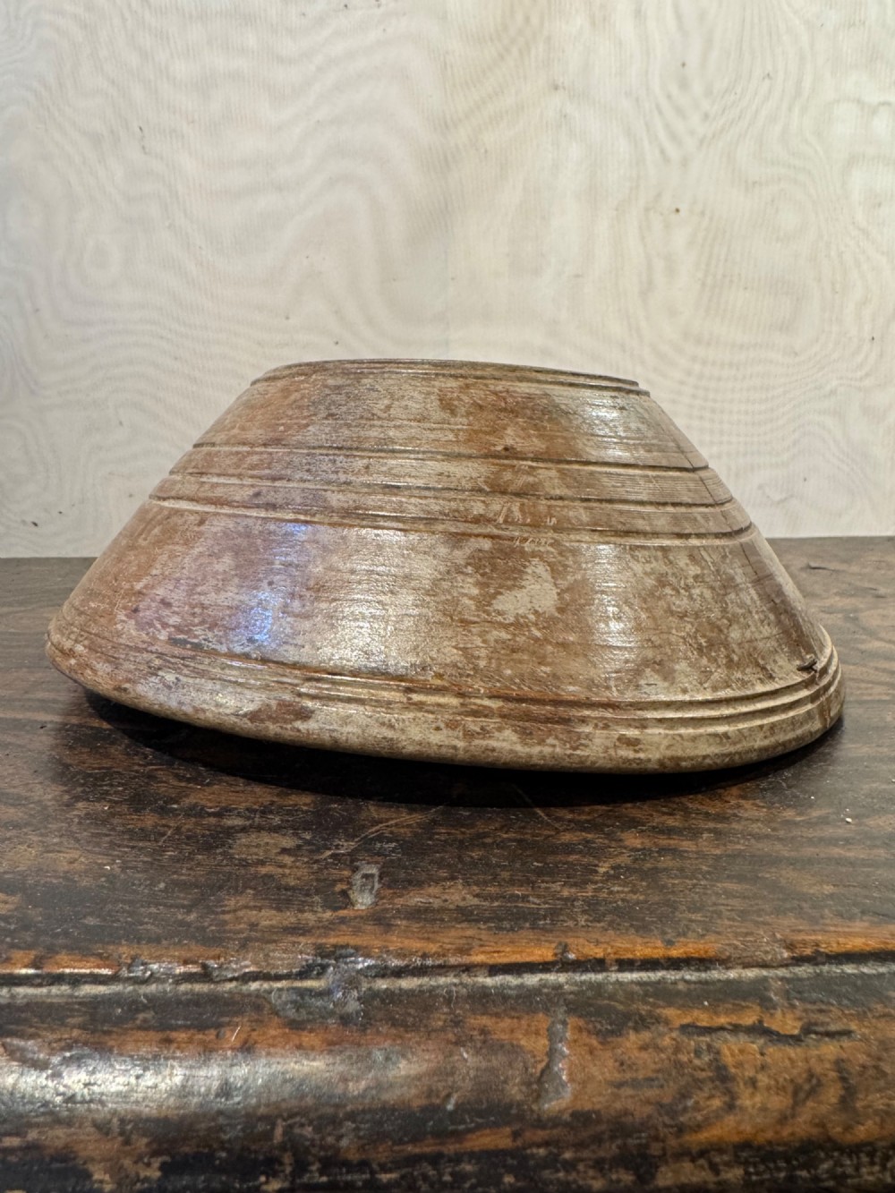 Antique Wooden Bowl View XIII