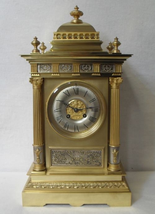 Brass Mantel Clock