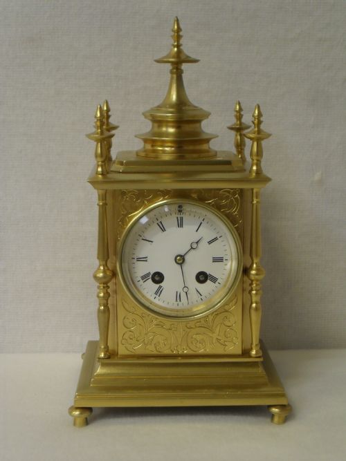 Brass Mantel Clock
