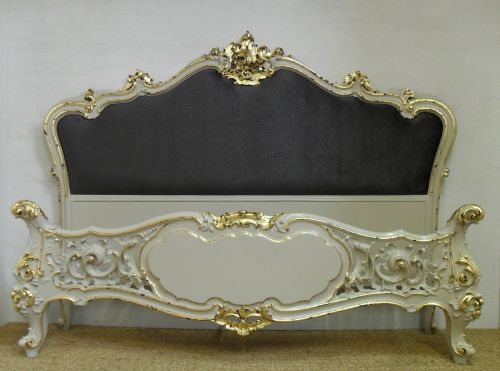 Italian Painted King Size Bed