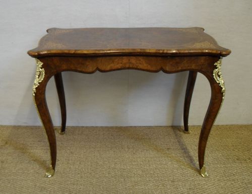 Victorian Games Table