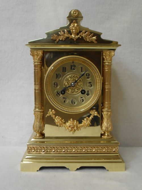 Brass Mantel Clock