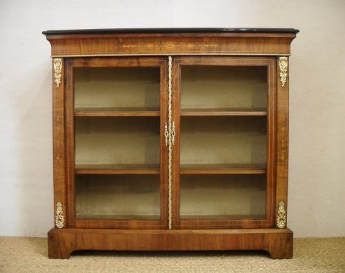Walnut Display/side Cabinet