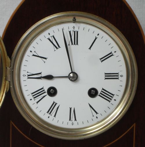 fig 1. Edwardian Lancet Top Mantel Clock