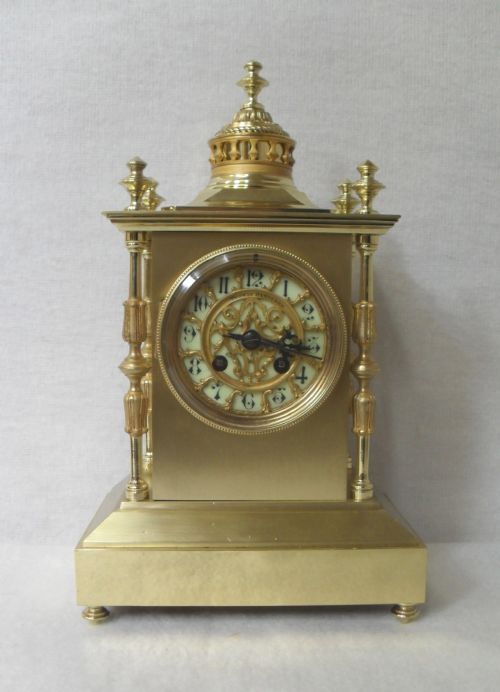 Brass Mantel Clock