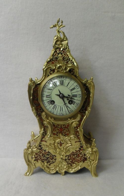 French Boulle Mantel Clock
