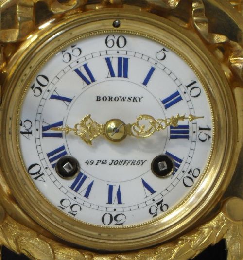 fig 1. Brass Mantel Clock