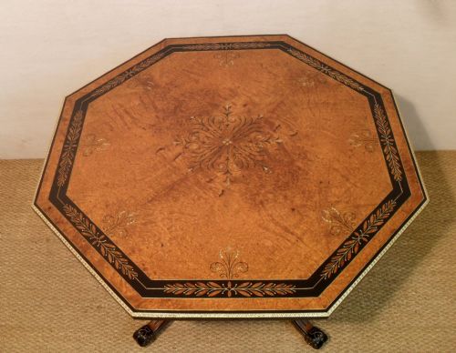 fig 1. Amboyna Centre Table