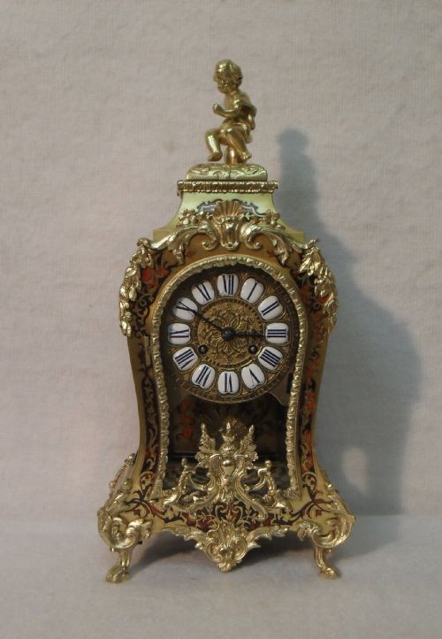French Boulle Mantel Clock