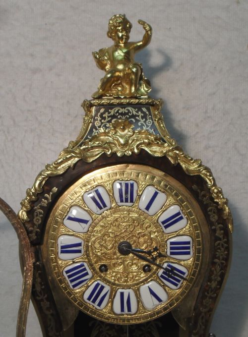 fig 1. French Boulle Mantel/Bracket Clock