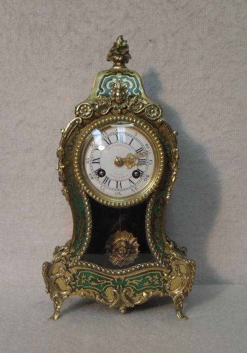 French Boulle Mantel Clock