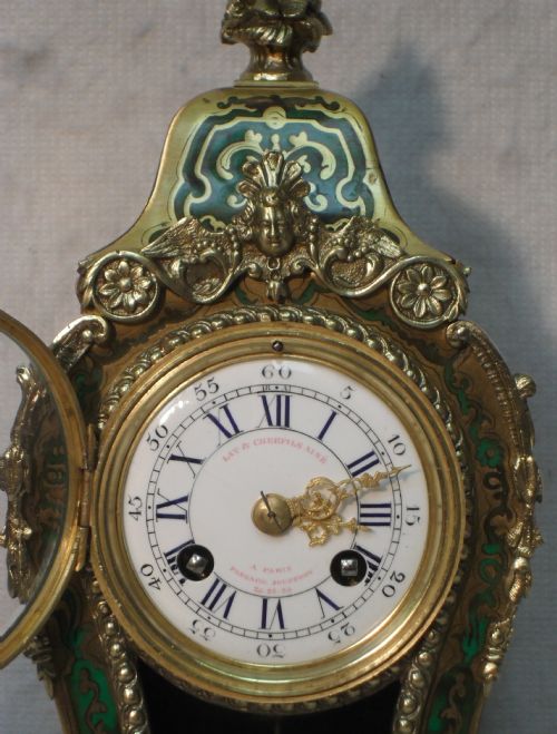 fig 1. French Boulle Mantel Clock