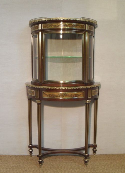 French Pier/display Cabinet