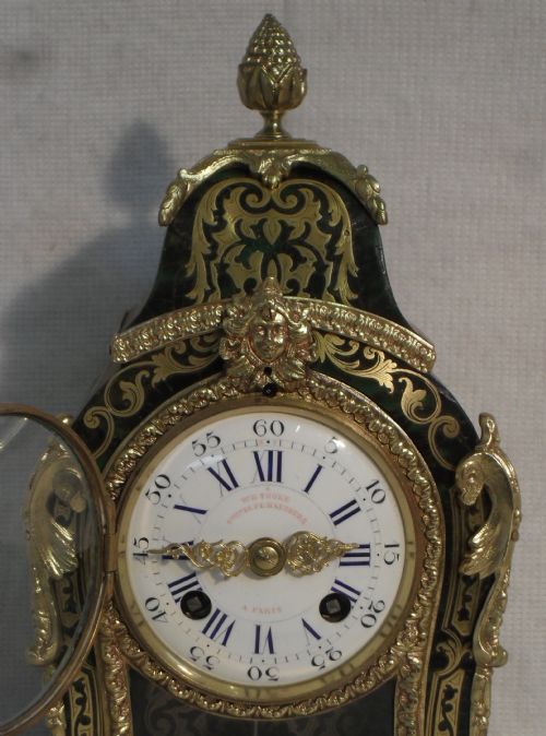 fig 1. French Boulle Mantel Clock