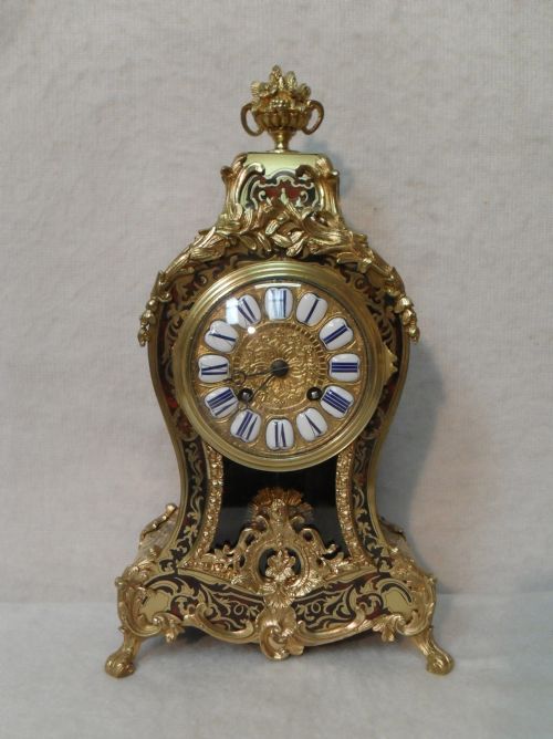 French Boulle Mantel Clock