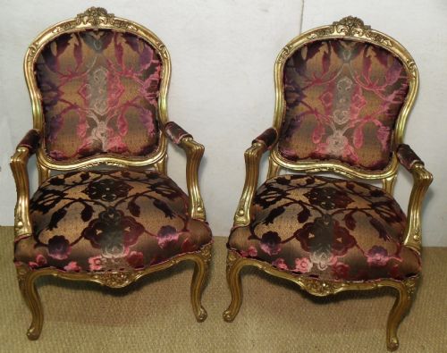 Pair of Italian Armchairs