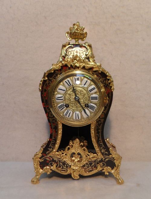 French Boulle Mantel Clock