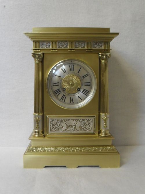 Brass Mantel Clock