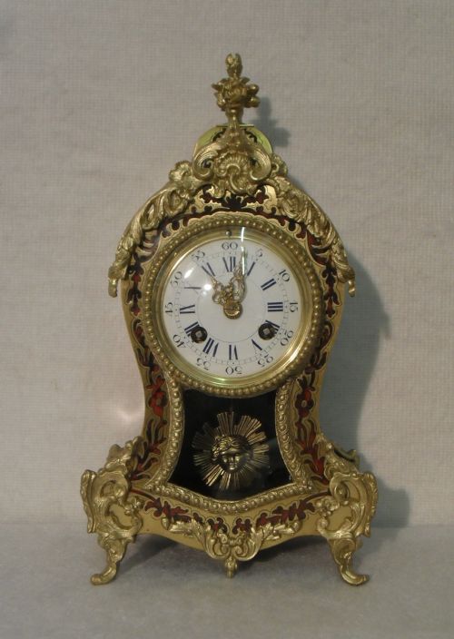 French Boulle Mantel Clock
