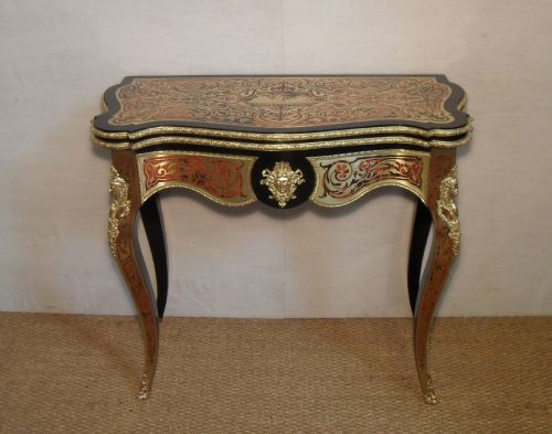 French Boulle Games Table