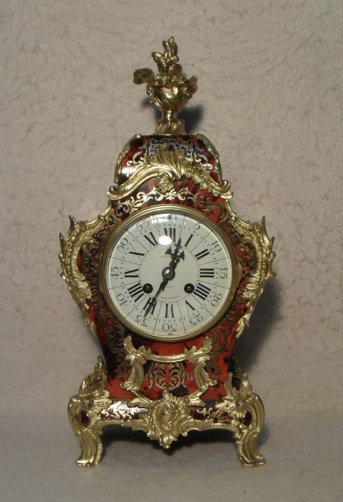 French Boulle Mantel Clock