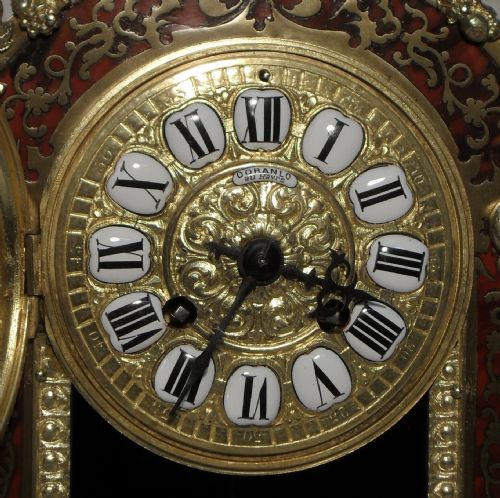 fig 1. French Boulle Mantel Clock