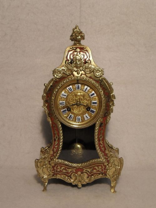 French Boulle Mantel Clock