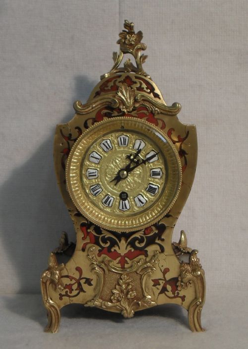 French Boulle Mantel Clock