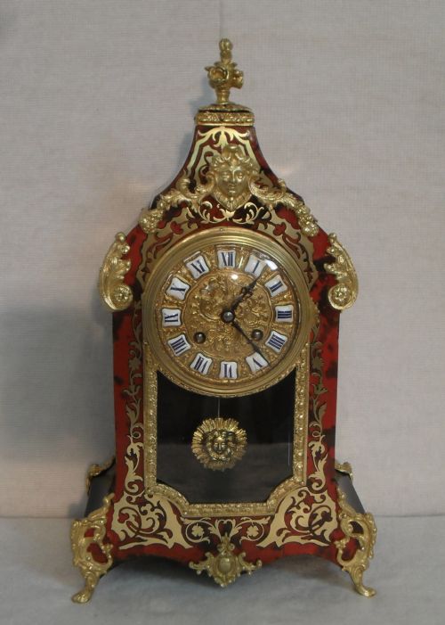 French Boulle Mantel Clock