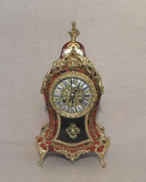 French Boulle Mantel Clock