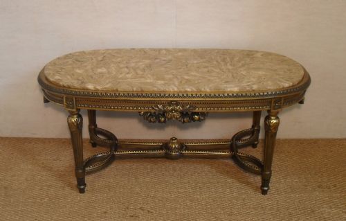 French Gilt Coffee Table