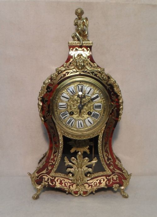 French Boulle Mantel Clock