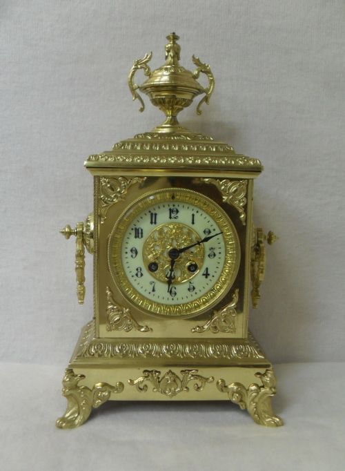 Brass Mantel Clock