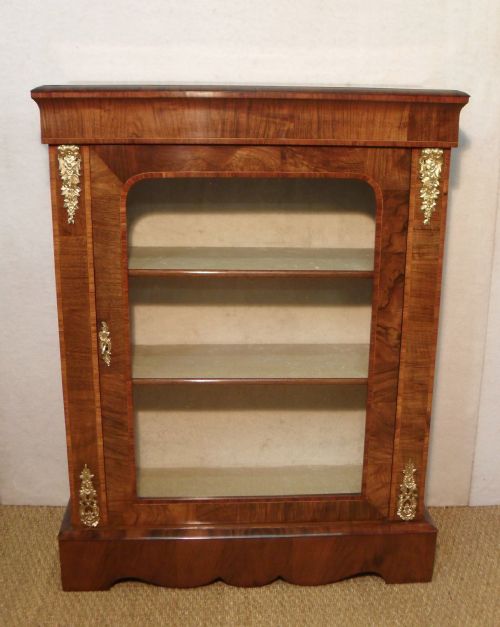 Walnut Display Cabinet