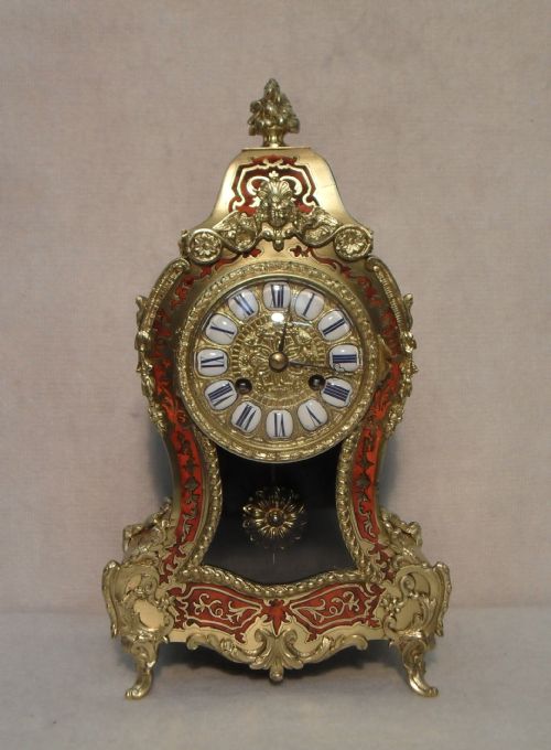 French Boulle Mantel Clock