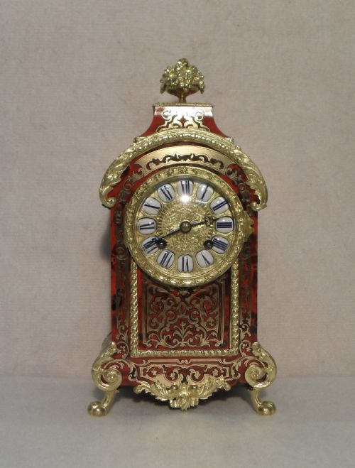 French Boulle Mantel Clock