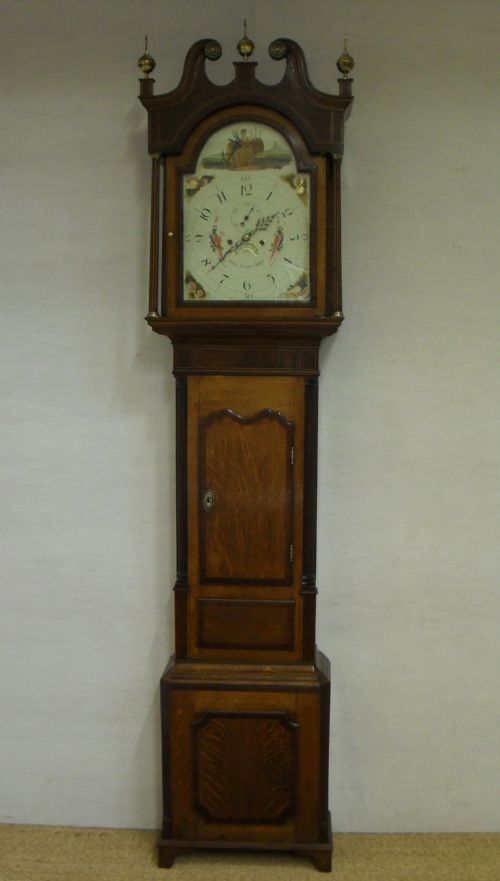 Oak Longcase Clock