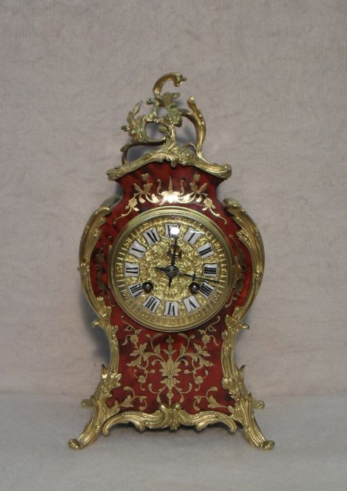 French Boulle Mantel Clock