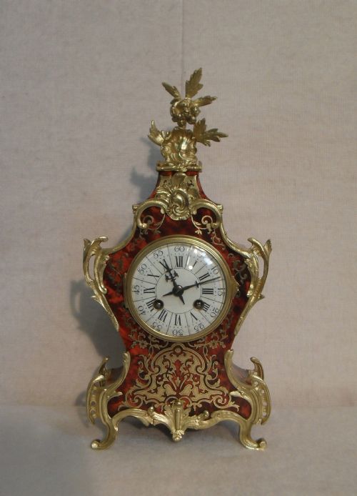 French Boulle Mantel Clock