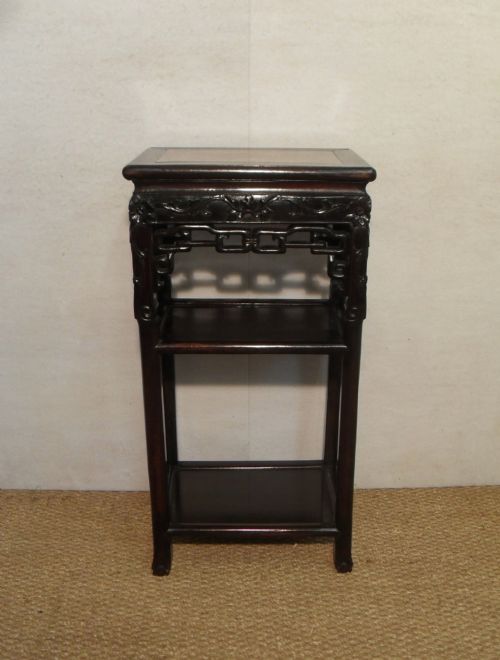 Chinese Rosewood Display Stand