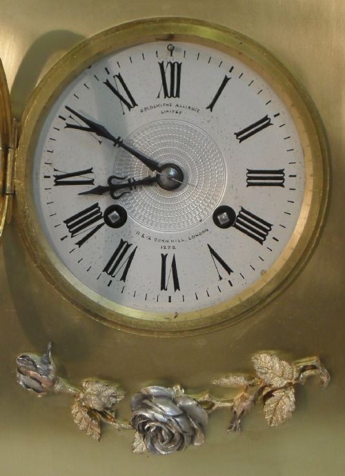 fig 1. French Brass Mantel Clock