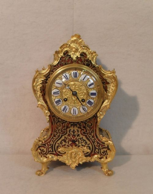 French Boulle Mantel Clock