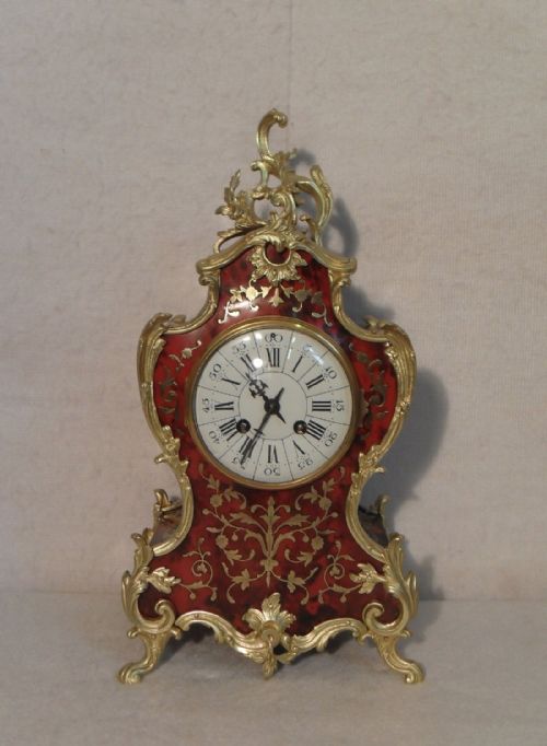 French Boulle Mantel Clock