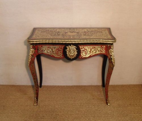 French Boulle Games/occasional Table