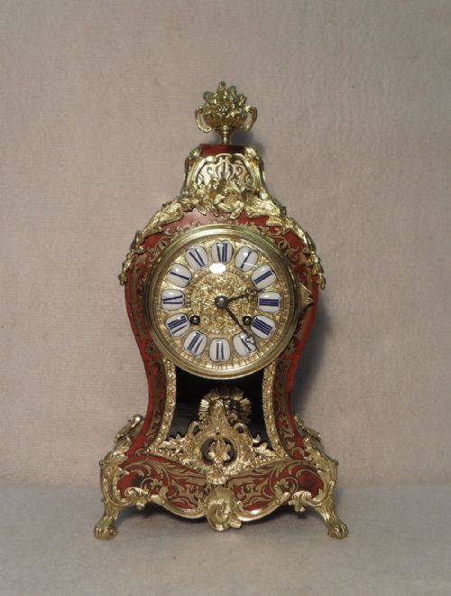 French Boulle Mantel Clock
