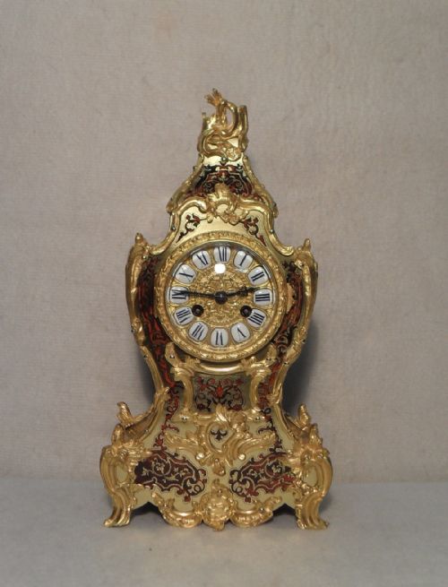 French Boulle Mantel Clock