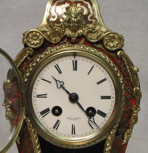 fig 1. French Boulle Mantel Clock
