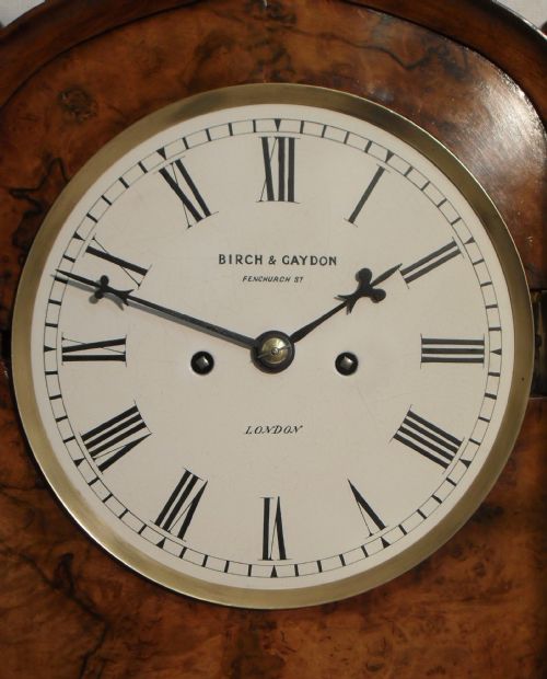 fig 1. English Victorian Walnut Bracket Clock